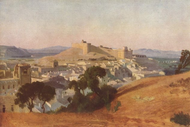  Ansicht von Villeneuve-Lés-Avignon, Das Fort Saint-André
