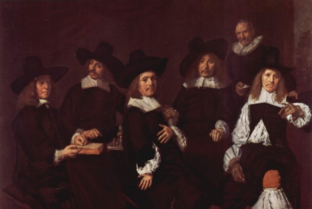  Gruppenporträt der Regenten des St. Elisabeth Hospitz von Haarlem
