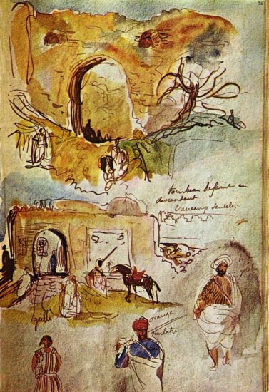 Muralla de Meknes (del libro de bocetos)