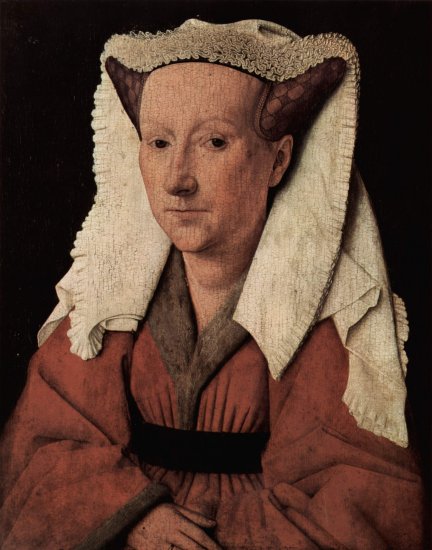  Porträt der Margaretha van Eyck, Gattin des Jan van Eyck
