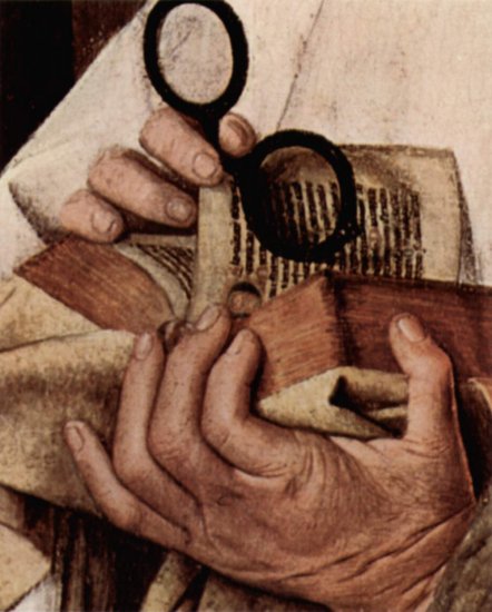  Madonna des Kanonikus Georg van der Paele, Detail