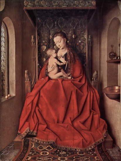  Madonna von Lucca, Szene