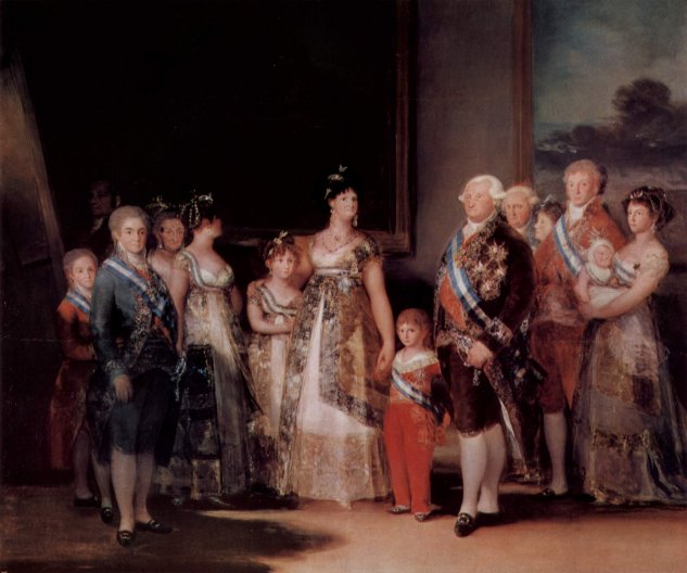  Porträt der Familie Karls IV., Detail
