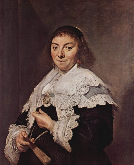  Porträt der Maritge Claesdr. Vooght, Gattin des Pieter Olycan
