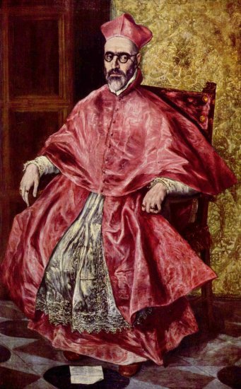 Retrato del cardenal de la inquisición Don Fernando Niño de Guevara